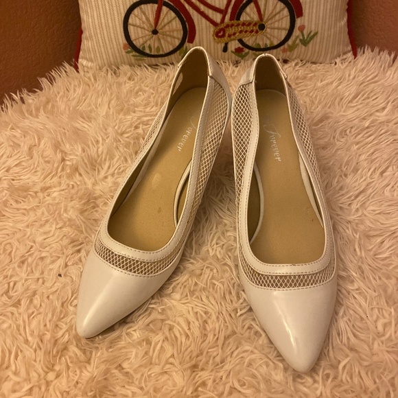Shoes - White Heels